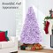 Best Choice Products Artificial Christmas Tree, Premium Unlit Pine Design, Dense Branches w/Easy Assembly - Lavender